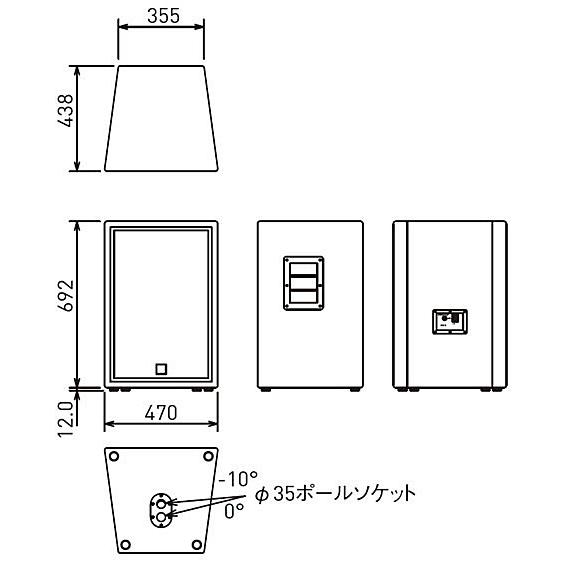 JBL（ジェイビーエル） JBL 2-Way 15インチ フルレンジ・スピーカー 
