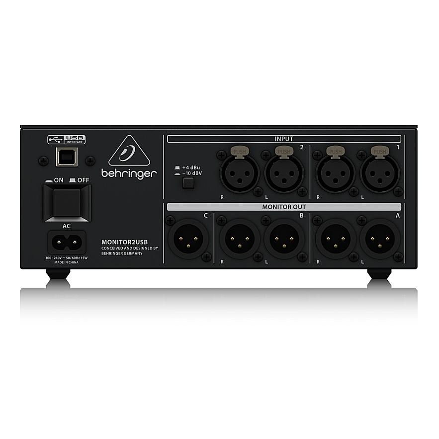 BEHRINGER/べリンガー　USBオーディオインターフェース搭載モニターコントローラー　MONITOR2USB | BEHRINGER | 02