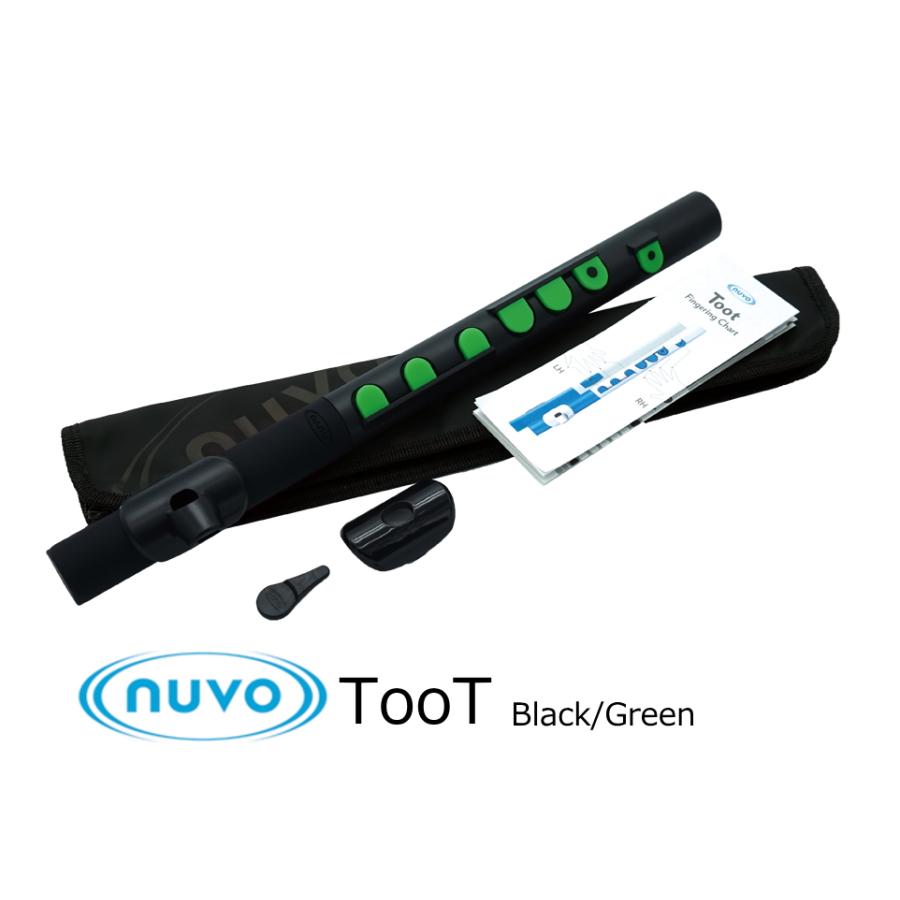 Nuvo Toot 2.0 Flauta De Plástico En Clave De C – Negro/Azul (N430TBBL) Con Almohadillas De Silicona Y Placa Labial Intercambiable – Ideal Para Niños Que Empiezan Con Viento Madera