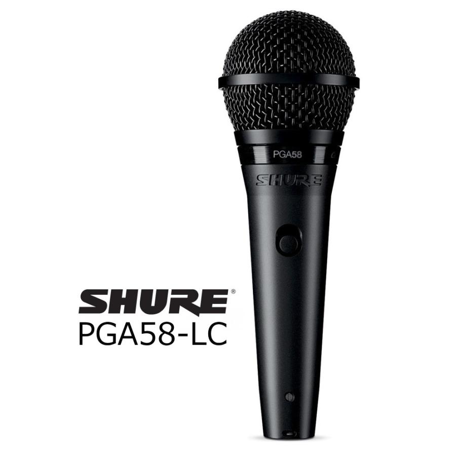 SHURE（シュア） ボーカル用ダイナミック・マイクロホン PGA58-LC