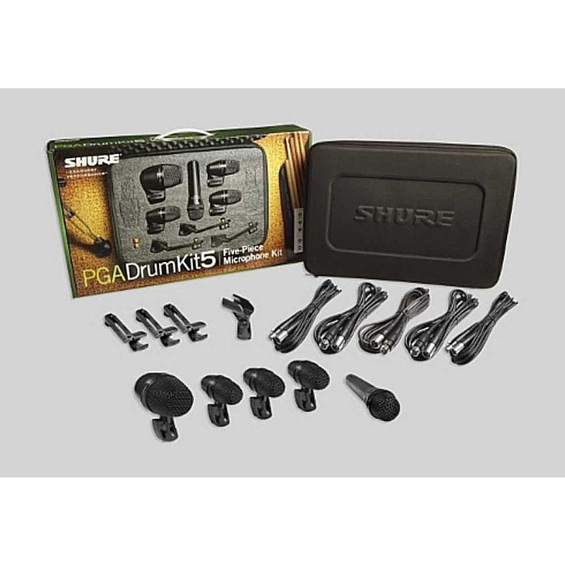 (未使用･未開封品)　SHURE ドラム用 マイクキット (5本) PGADRUMKIT5  kmdlckf SHURE（シュア） ドラム用マイクロホンパッケージ/5本セット