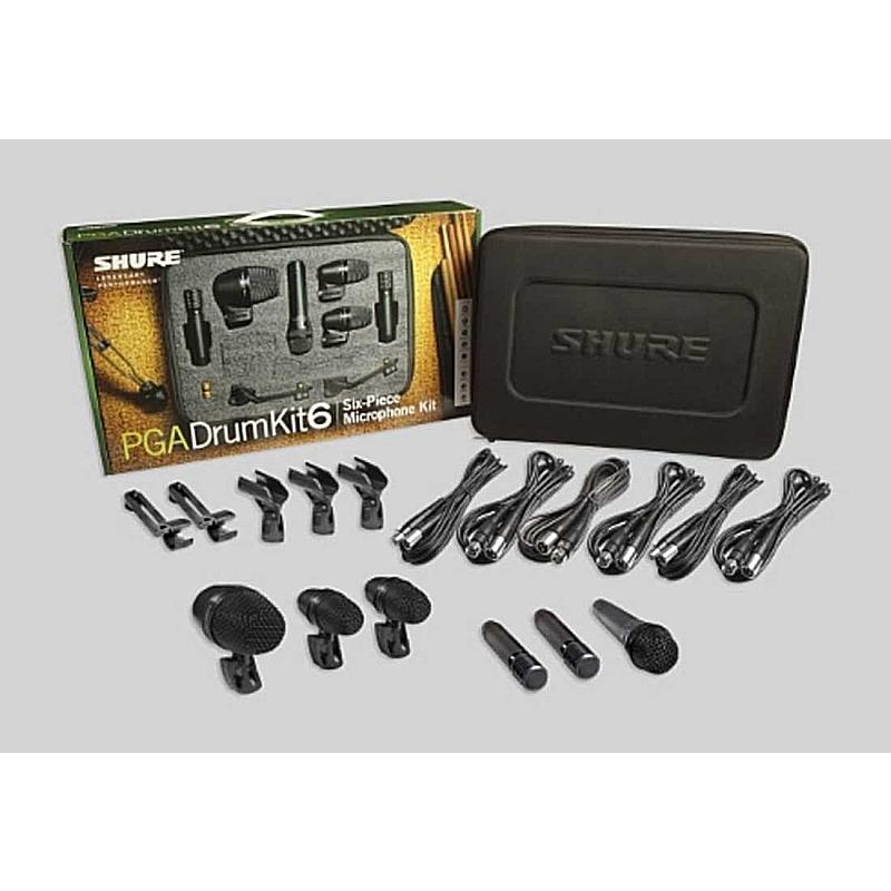 SHURE（シュア） ドラム用マイクロホンパッケージ/6本セット
