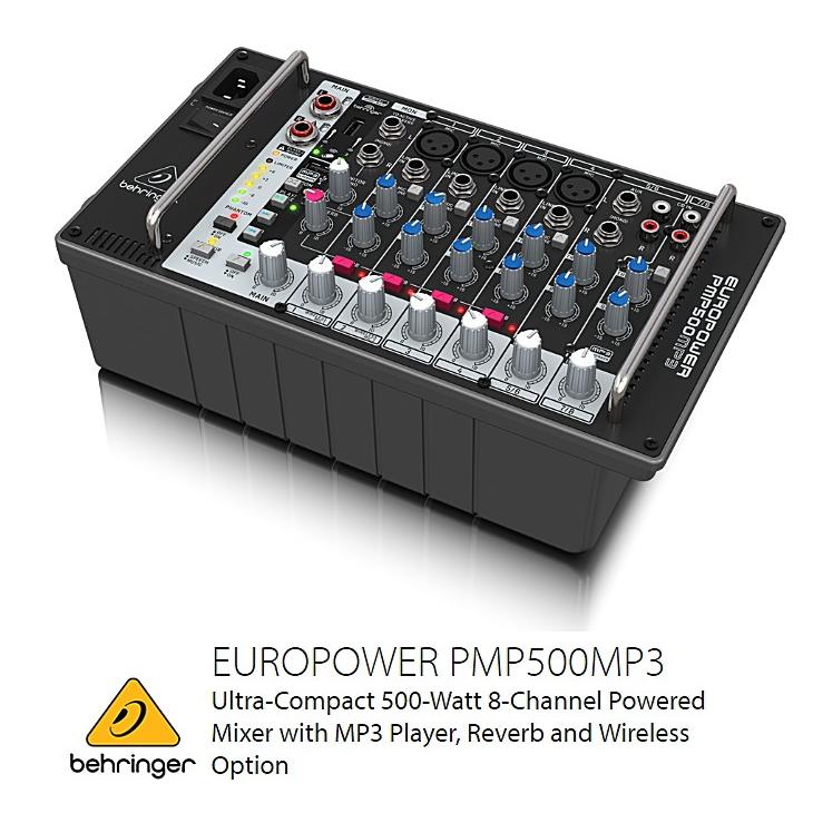 BEHRINGER べリンガー　MP3プレイヤー内蔵 8chステレオパワードミキサー　PMP500MP3 EUROPOWER :  pmp500mp3-europower : RIZING - 通販 - Yahoo!ショッピング