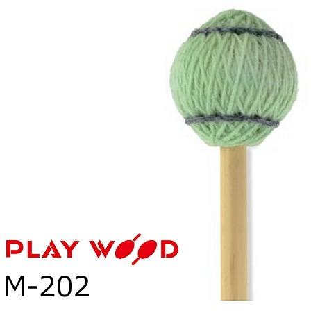 マリンバマレット　プレイウッドm202 PlayWood/プレイウッド マリンバ用キーボードマレット 硬さ:H(ハード