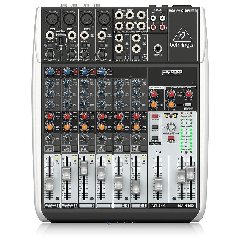 配信機器・PA機器・レコーディング機器 Behringer XENYX Q1204USB BEHRINGER べリンガー Q1204USB XENYX USBオーディオ