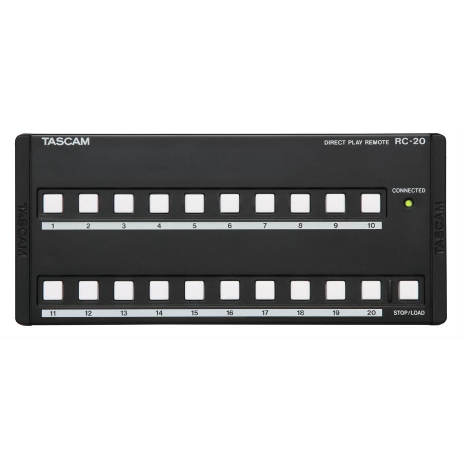 TASCAM　TASCAM製品用ダイレクト再生リモートコントローラー　RC-20 | TASCAM | 01