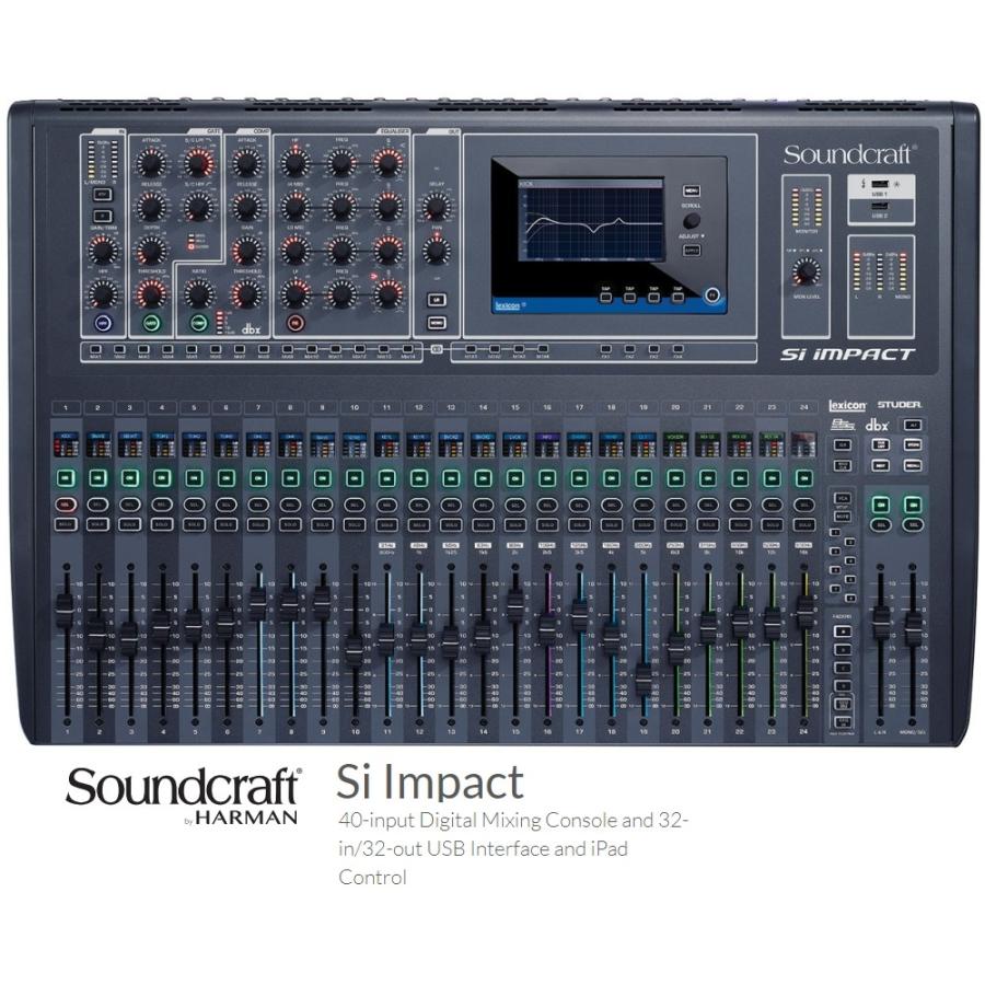 Soundcraft/サウンドクラフト コンパクトデジタルミキサー Si Impact