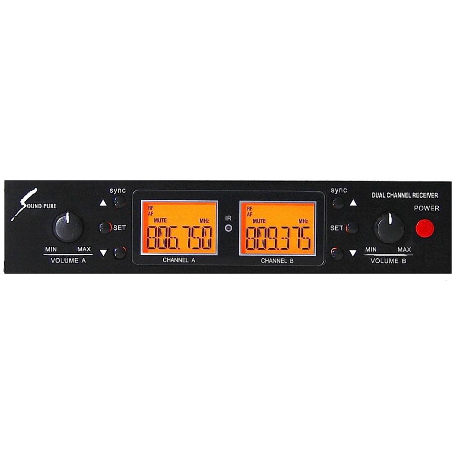 SOUNDPURE/サウンドピュア B帯 2CH ワイヤレス受信機 SP-W-H01