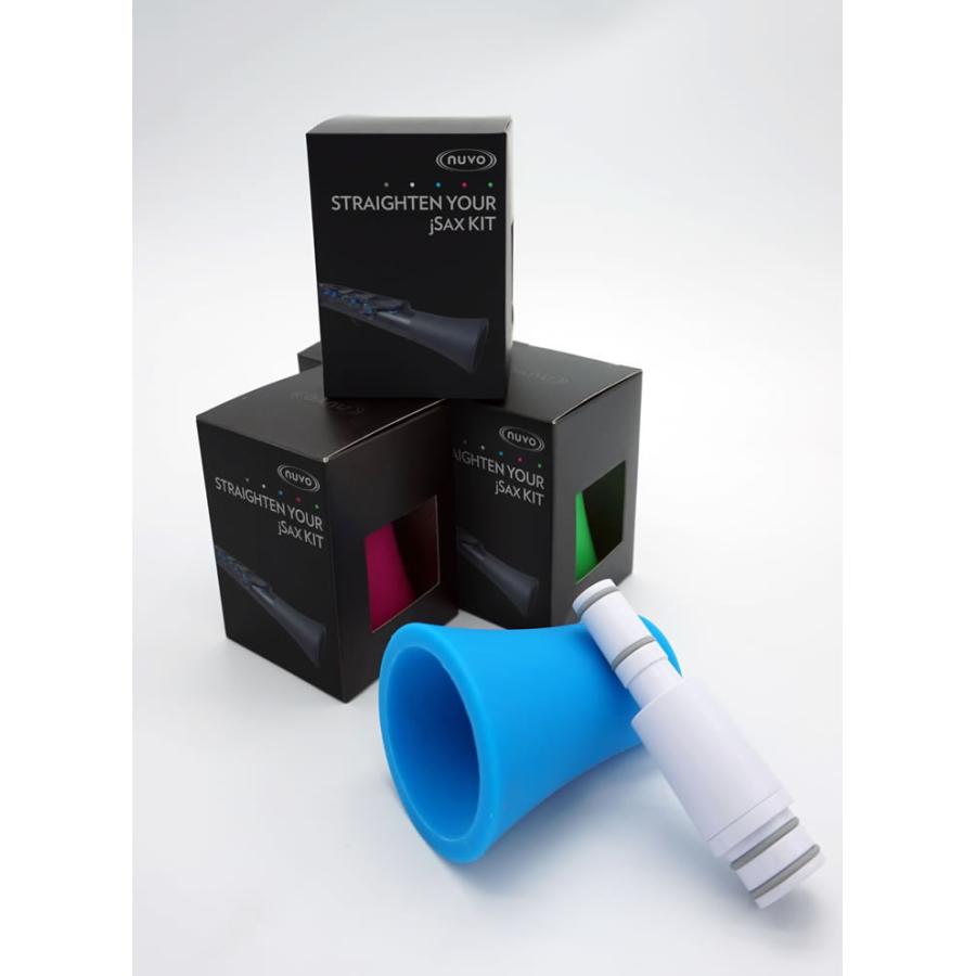 も*ろ様 NUVO jSAX ホワイト/ブラック/ピンク　ストレート仕様　元部品 nuvo NUVO ジェイサックス jSAX ストレート・キット White/Pink