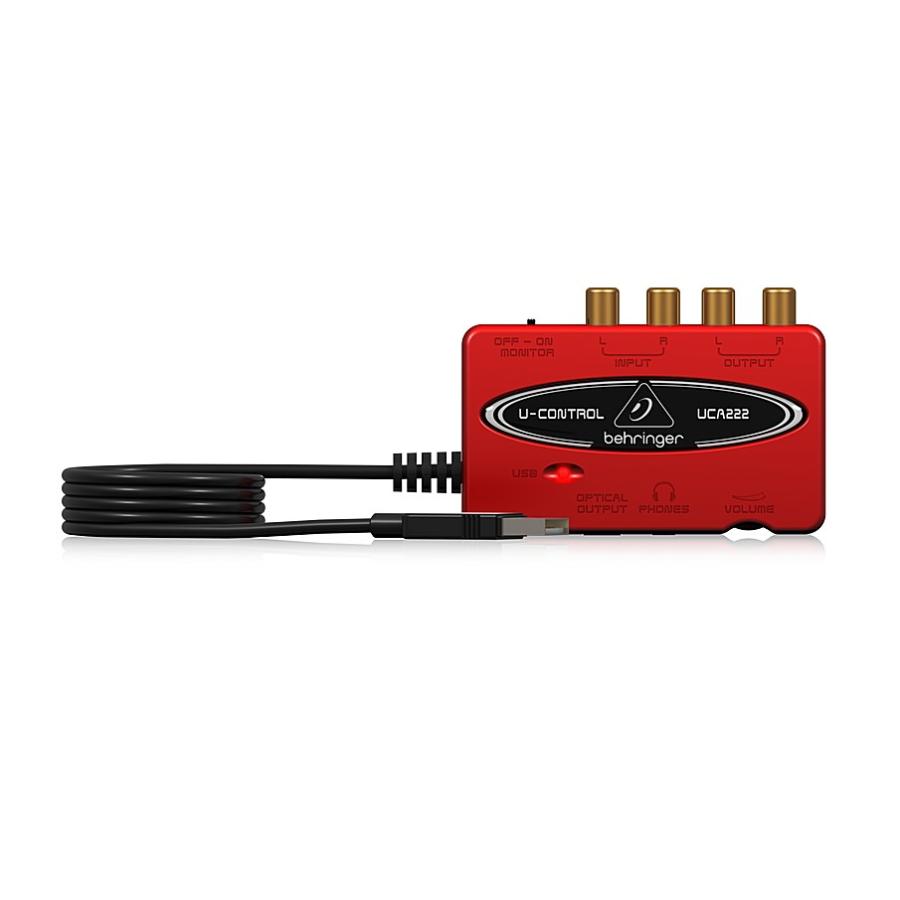 BEHRINGER/べリンガー　USBオーディオインターフェース(レッドモデル)　UCA222 U-CONTROL | BEHRINGER | 01