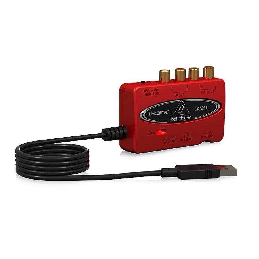 BEHRINGER/べリンガー　USBオーディオインターフェース(レッドモデル)　UCA222 U-CONTROL | BEHRINGER | 03