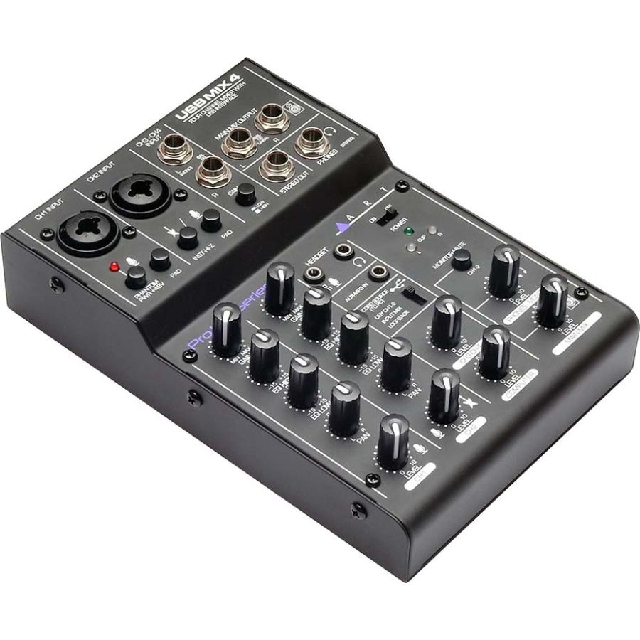 ART USB Mix 4 オーディオミキサー 本体のみ 動作確認済み ART 4CHミキサー／USBオーディオ・インターフェイス USB MIX 4