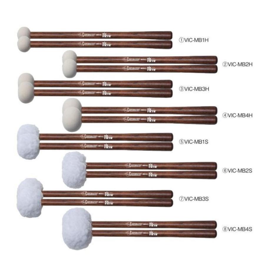 Vic Firth マリンバマレット M 4サイズ 4本セット Vic Firth マリンバマレット M 4サイズ 4本セット 【公式通販】