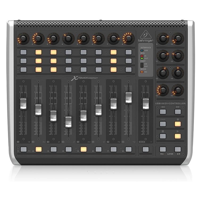 BEHRINGER/べリンガー　9系統タッチセンサー付100mmモーターフェーダー搭載イーサネット/USB/MIDIコントローラー　X-TOUCH COMPACT | BEHRINGER | 01