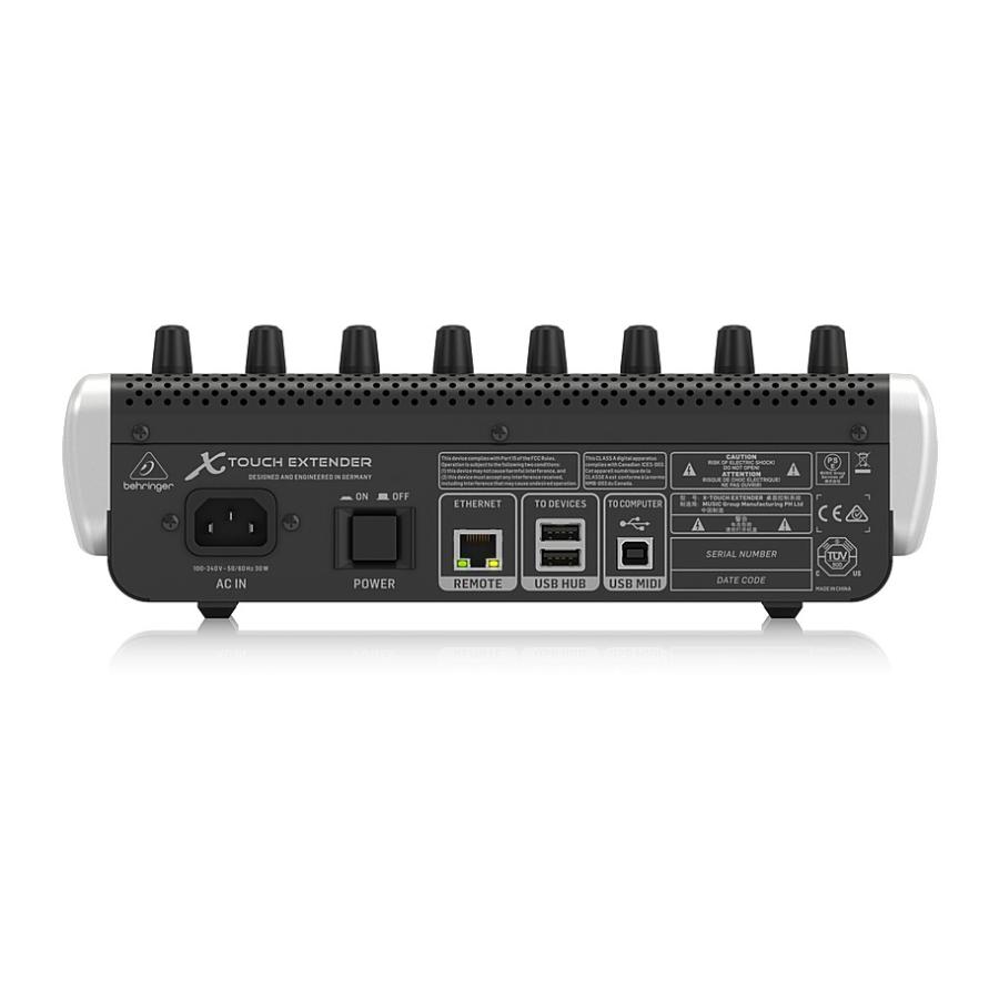 BEHRINGER/べリンガー　8系統タッチセンサー付100mmモーターフェーダー搭載USB/イーサネットコントローラー　X-TOUCH EXTENDER_4