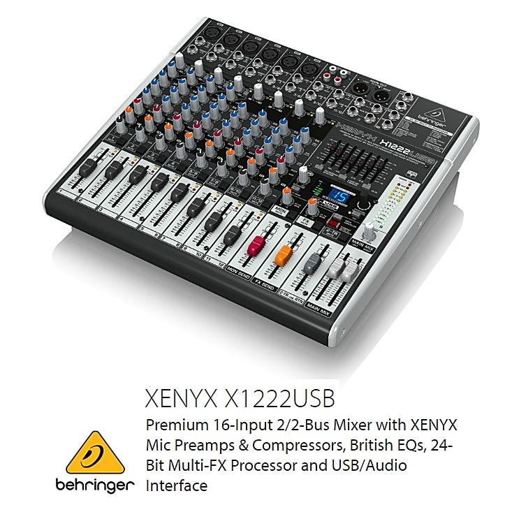 BEHRINGER べリンガー X1222USB XENYX USBオーディオインターフェース