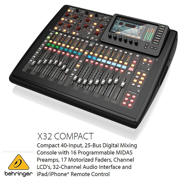 BEHRINGER べリンガー デジタルミキサー X32 COMPACT : RIZING