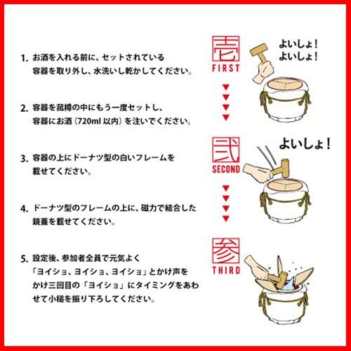 還暦 鏡開きセット ミニ 鏡割り 敬老 ミニチュア 祝 樽 七五三 誕生日 冬 「長寿・幸運」 ミニ菰樽 岸本吉二商店 爆買 : ロカルコ ...