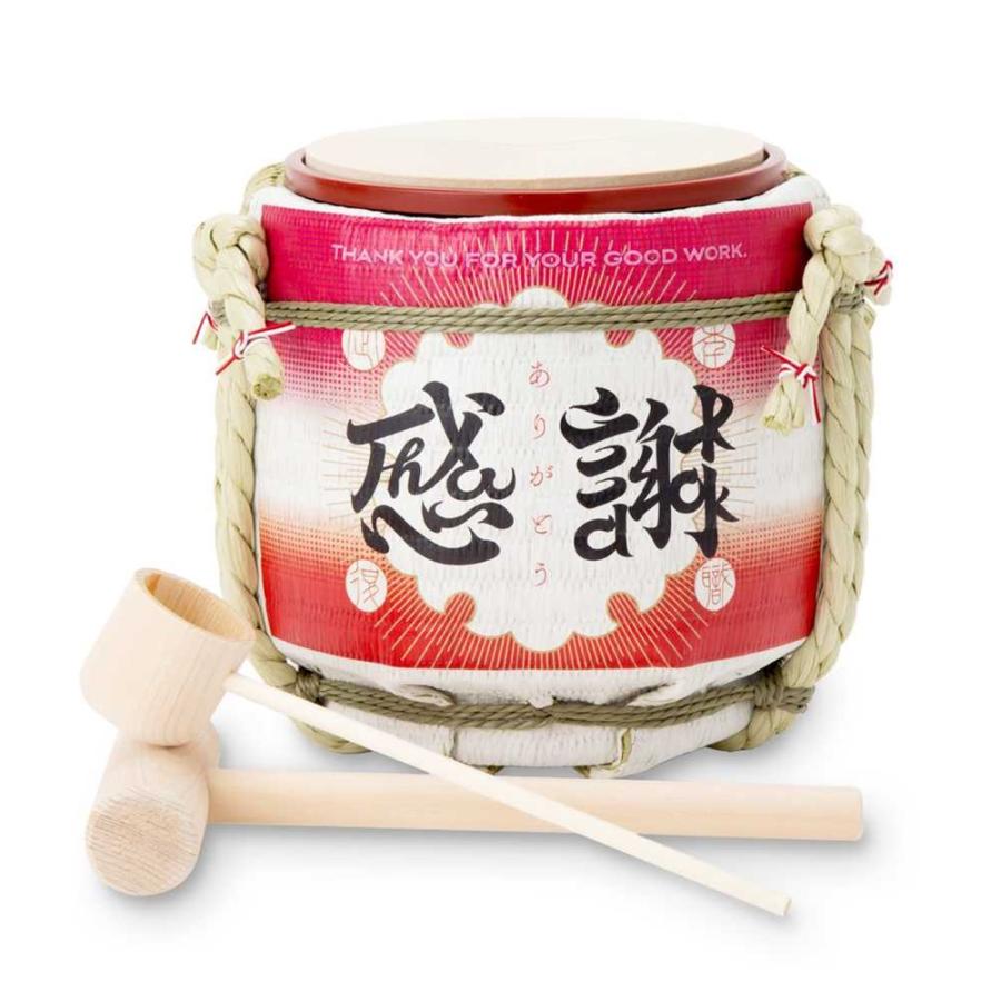 ミニ鏡開きセット 鏡割り 樽 枡なし 定年退職のお祝い 菰樽（こもだる