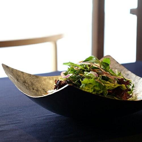 錫紙 すずがみ 皿 | 鎚起24cm×24cm | シマタニ昇龍工房 | 錫 錫器 曲がる食器 小物入れ おしゃれ 銀色 日本製 富山県 ギフト プレゼント 爆買_4