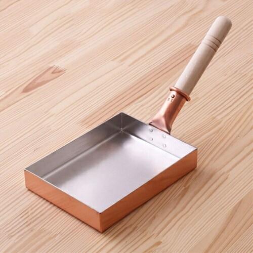 卵焼き器 銅製 プロ用 | 銅玉子焼鍋 13cm 中村銅器製作所 玉子焼き器