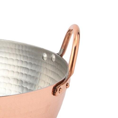 天ぷら鍋 銅 日本製 | 中村銅器製作所 銅天ぷら鍋 26cm 揚げ鍋