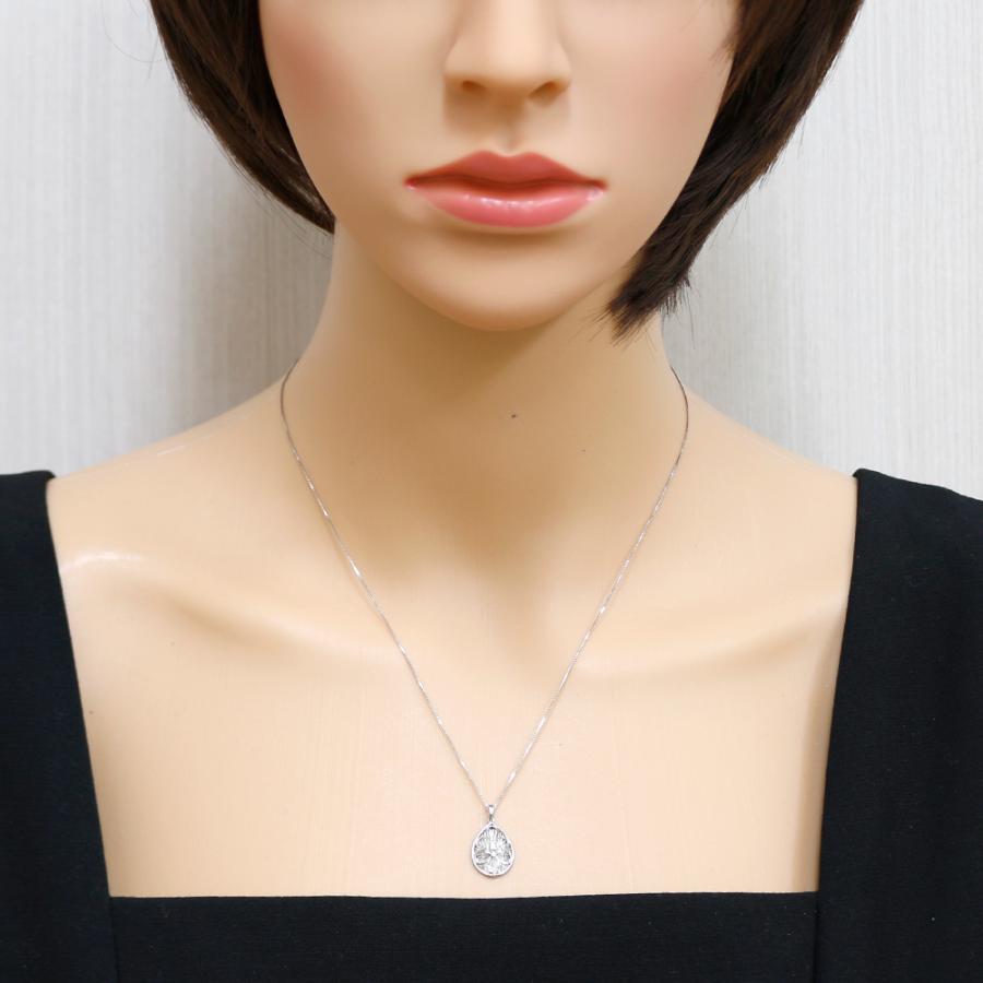 ネックレス Pt900プラチナ ダイヤモンド 0.10ct レディース 新品 : R&K  
