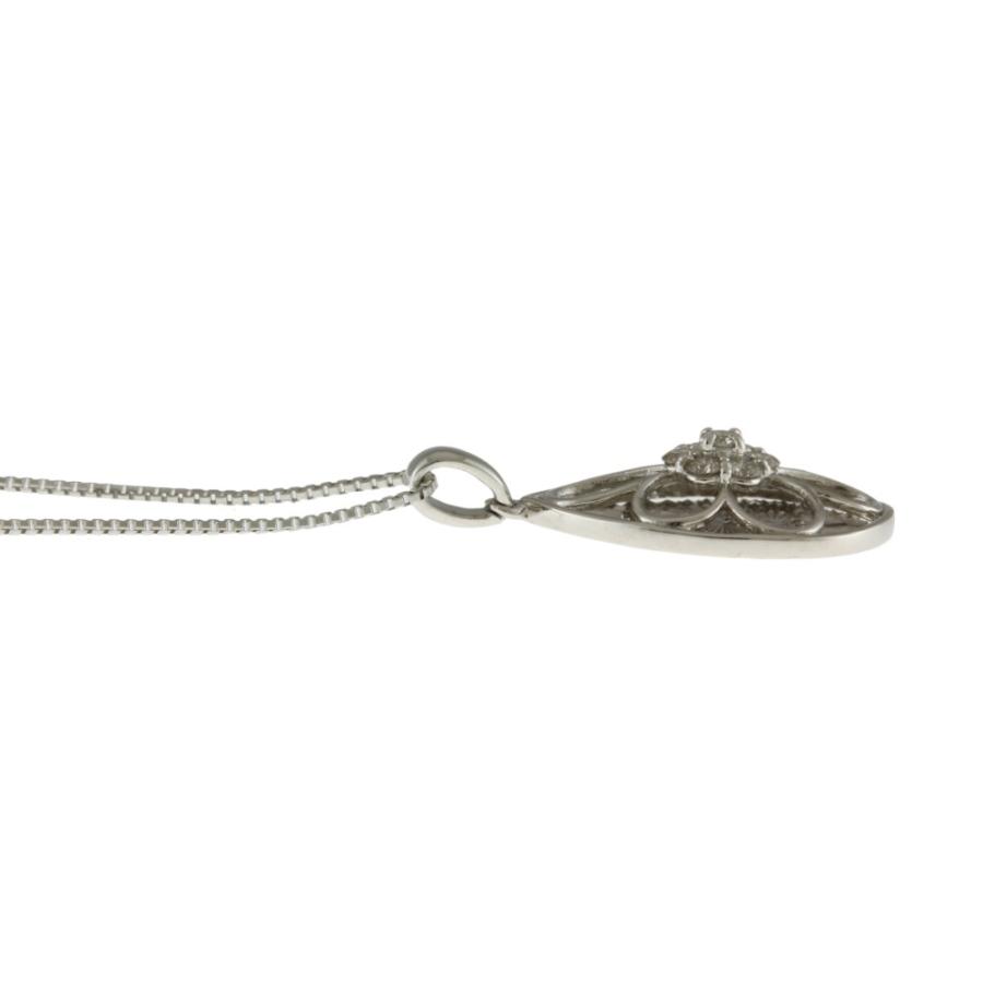 ネックレス Pt900プラチナ ダイヤモンド 0.10ct レディース 新品 : R&K