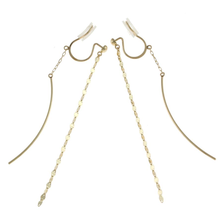 ロングチェーン イヤリング 10金 レディース 新品 : R&Kリサイクル 