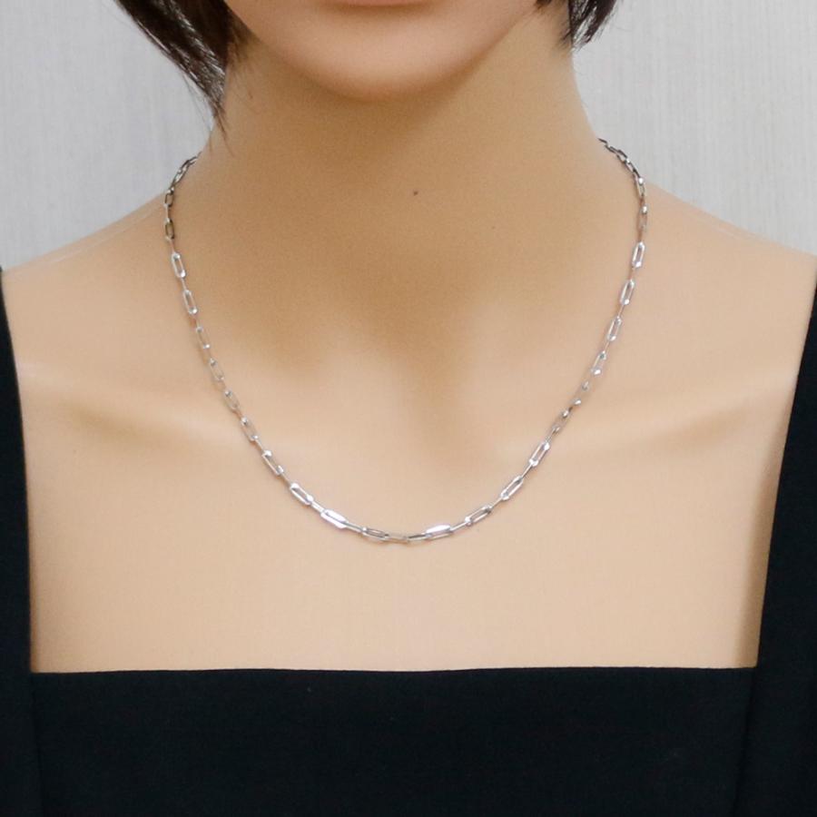 クリップチェーン ネックレス Pt950プラチナ レディース 新品 クリップチェーン ネックレス Pt950プラチナ レディース 新品