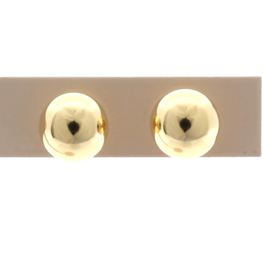 新品　K18 　丸玉　ボールピアス　約6mm K18 ピアス 丸玉 6mm ボール 18金 K18ゴールド ゴールド 新品 : R&K