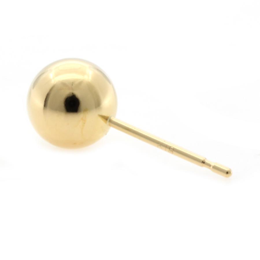 K18 ピアス 丸玉 6mm ボール 18金 K18ゴールド ゴールド 新品 : R&K