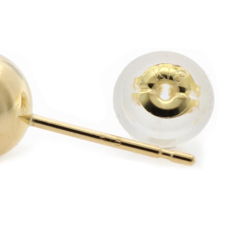 K18 ピアス 丸玉 6mm ボール 18金 K18ゴールド ゴールド 新品 : R&K