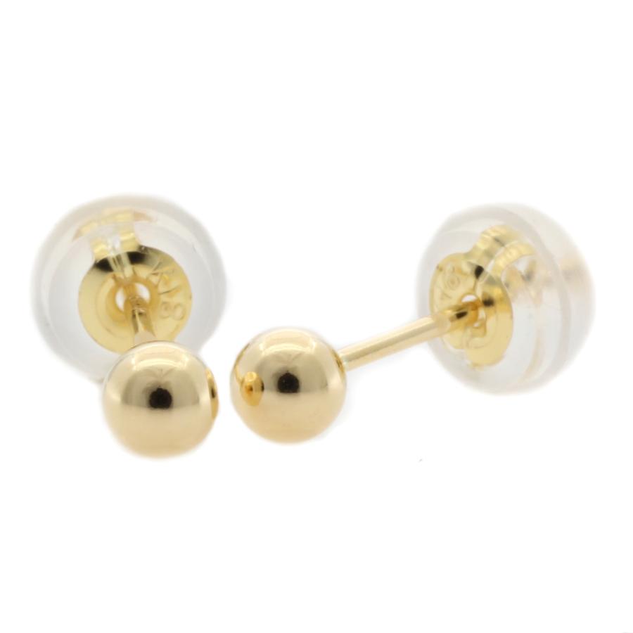 K18 ピアス 丸玉 3mm ボール 18金 K18ゴールド ゴールド 新品 : R&K