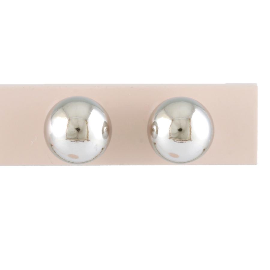 Pt900 ピアス 丸玉 6mm ボール Pt900プラチナ シルバー 新品 : R&K