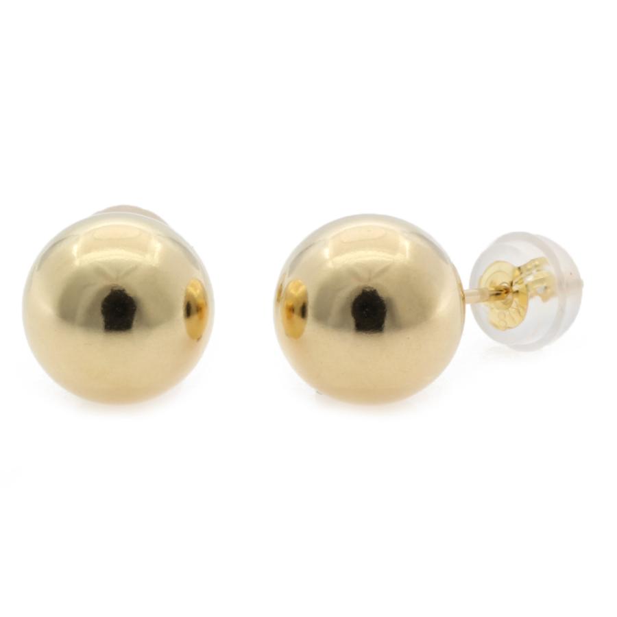 K18 ピアス 丸玉 8mm ボール 18金 K18ゴールド ゴールド 新品 : R&K 