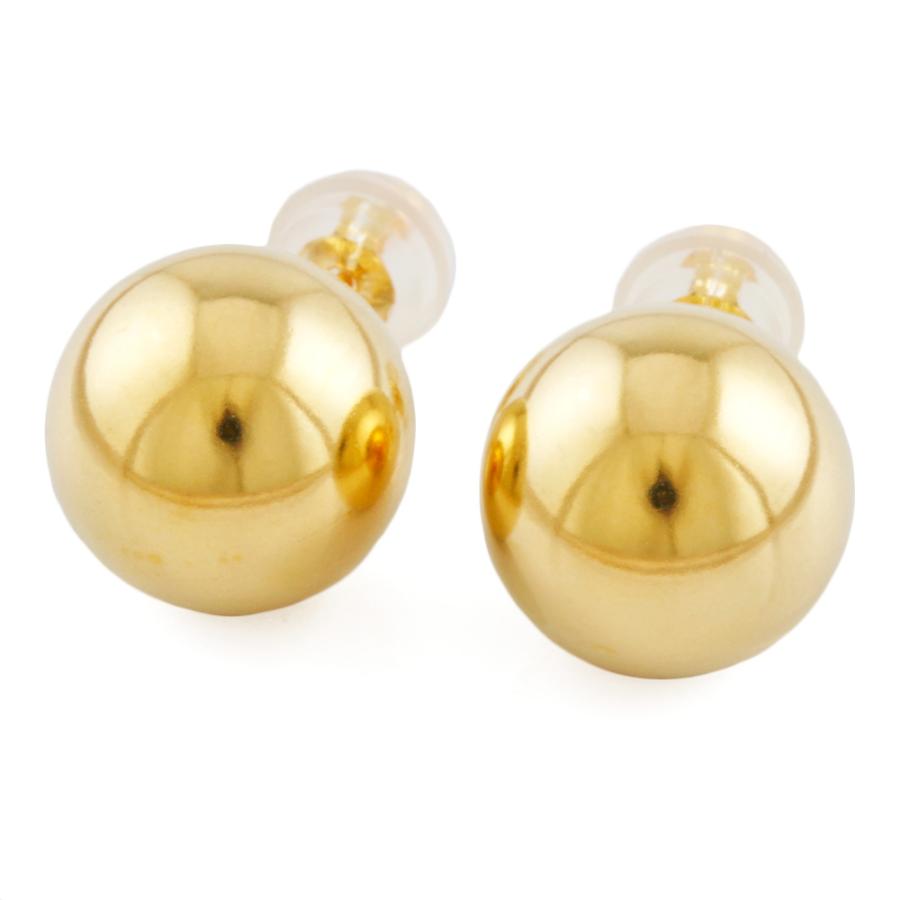 K18 ピアス 丸玉 10mm ボール 18金 K18ゴールド ゴールド 新品 : R&K