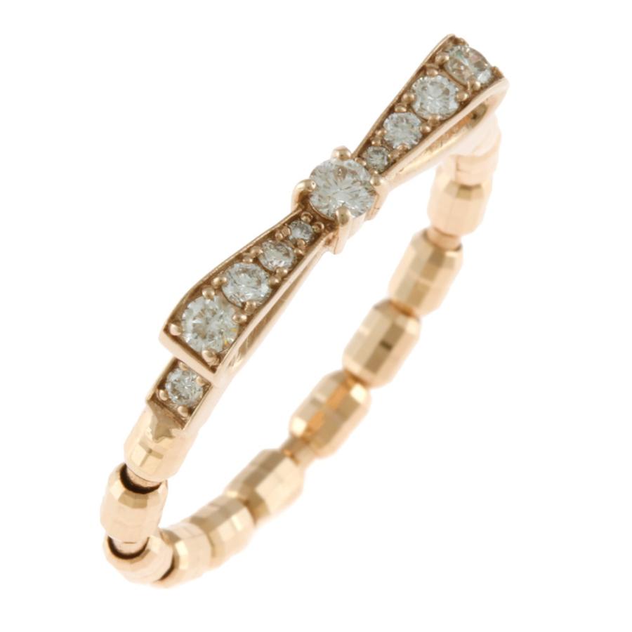 ARIA（アリア） K18PG リング 指輪 ダイヤモンド0.23CT ストレッチ