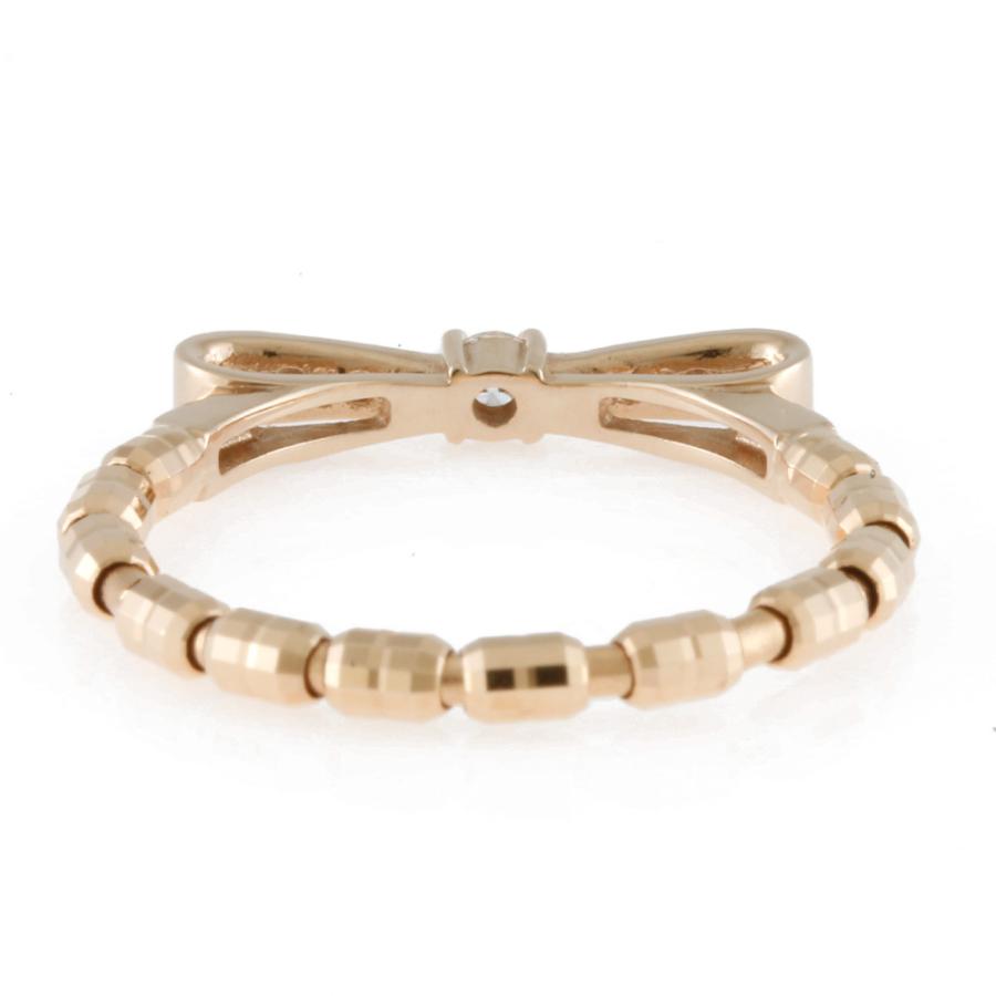 ARIA（アリア） K18PG リング 指輪 ダイヤモンド0.23CT ストレッチ