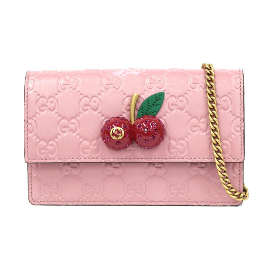 グッチ Gucci ショルダーバッグ 日本限定 チェリー さくらんぼ Japan Exclusive グッチシマ ピンク 中古 Bla R Kリサイクルキングyahoo 店 通販 Yahoo ショッピング