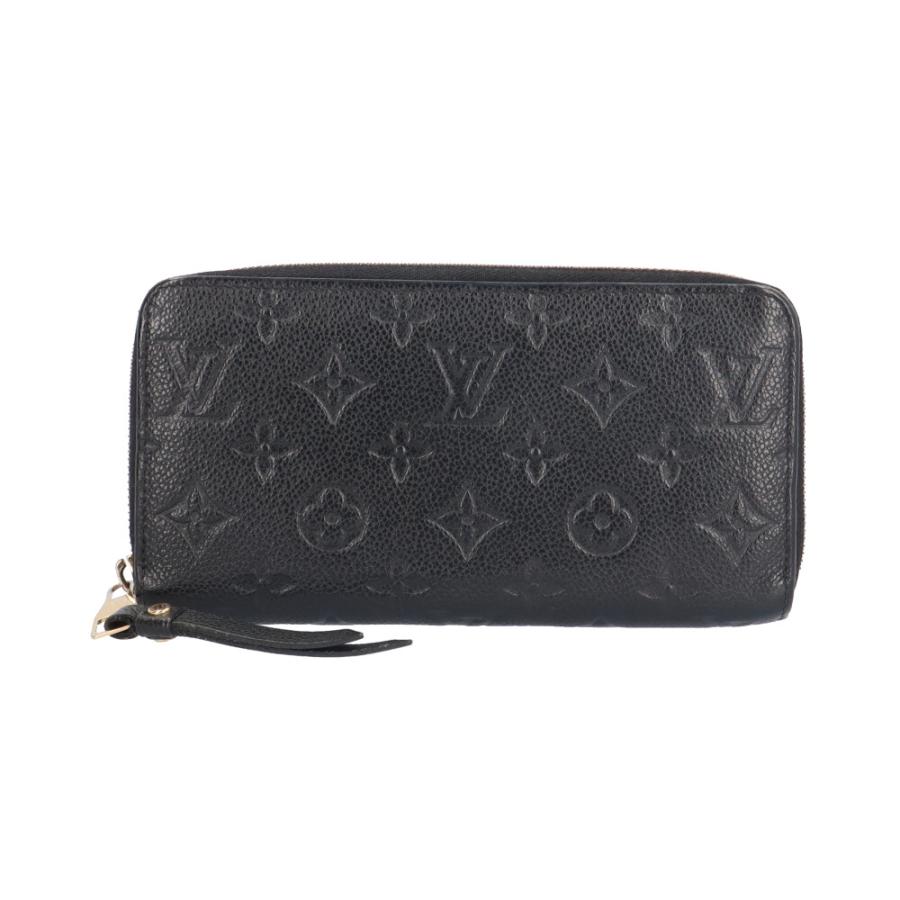 【美品】LOUIS VUITTON ジッピー・ウォレット　モノグラムアンプラント LOUIS VUITTON（ルイ・ヴィトン） ジッピーウォレット モノグラムアン