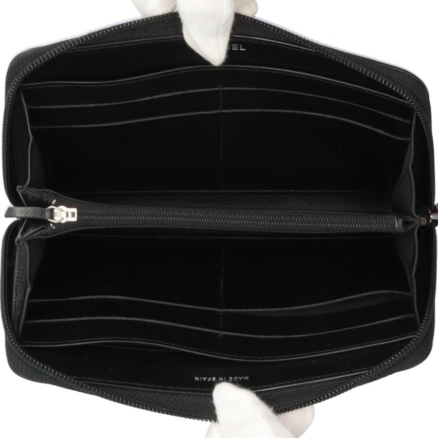 シャネル ココマーク 長財布 レザー A50071 レディース CHANEL 中古 美品の画像