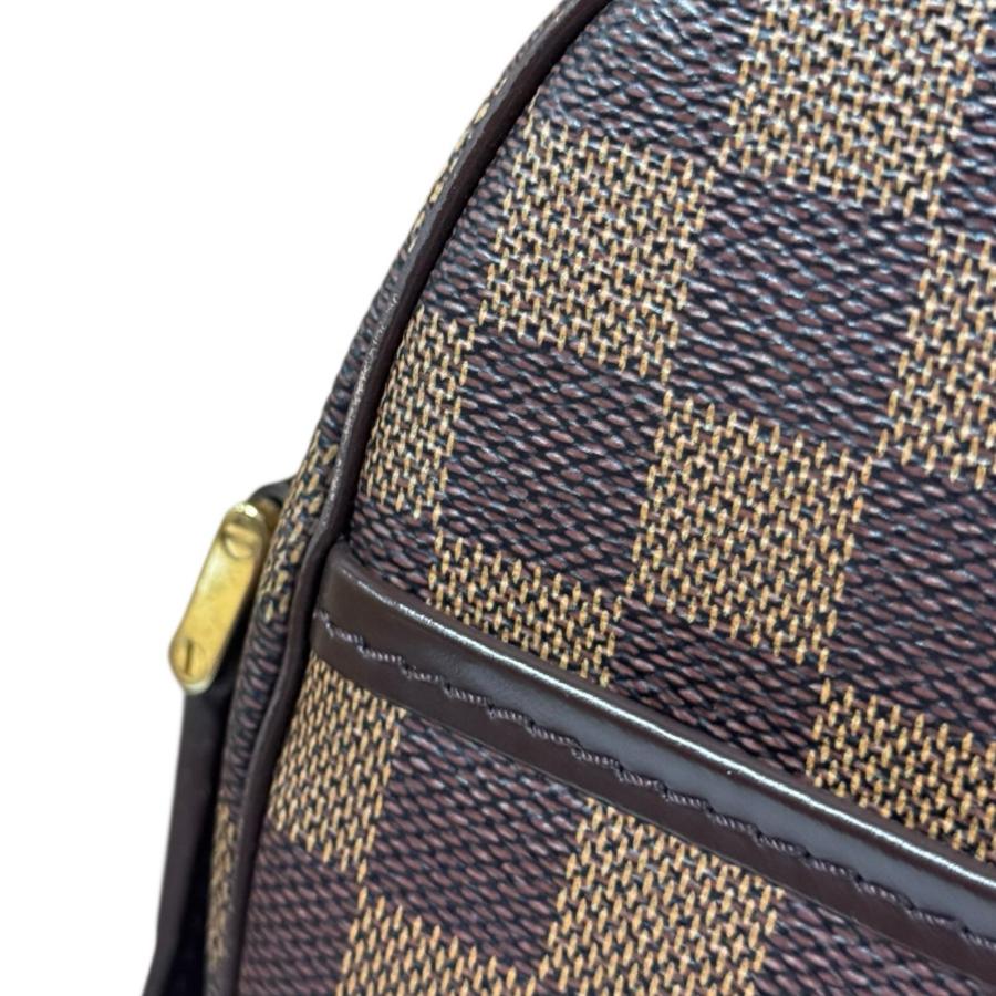 LOUIS VUITTON ルイヴィトン ショルダーバッグ ダミエ イパネマGM 肩掛け N51292    ブラウン 茶 ゴールド金具 レディース【中古品】 LOUIS VUITTON - 美品 ルイ ヴィトン イパネマ GM ダミエ N51292