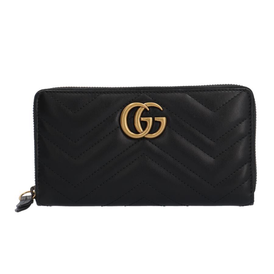 ✨未使用保管✨　GUCCI GG 長財布 GGマーモント　PVC レザー GUCCI（グッチ） GGマーモント 長財布 レザー 443123 ユニセックス