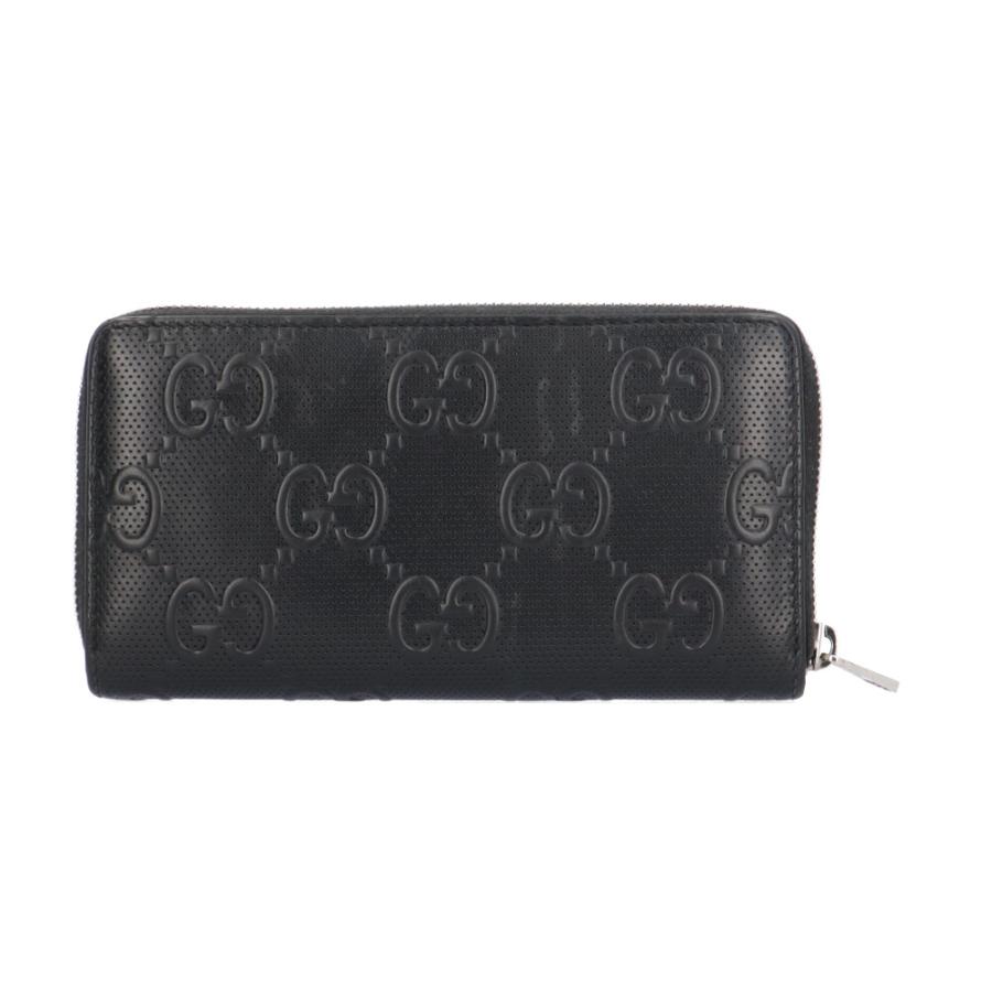 GUCCI グッチ GGエンボス 長財布 ダークブラウンノベルティー GUCCI（グッチ） GGエンボス 長財布 レザー 625558 ユニセックス 中古