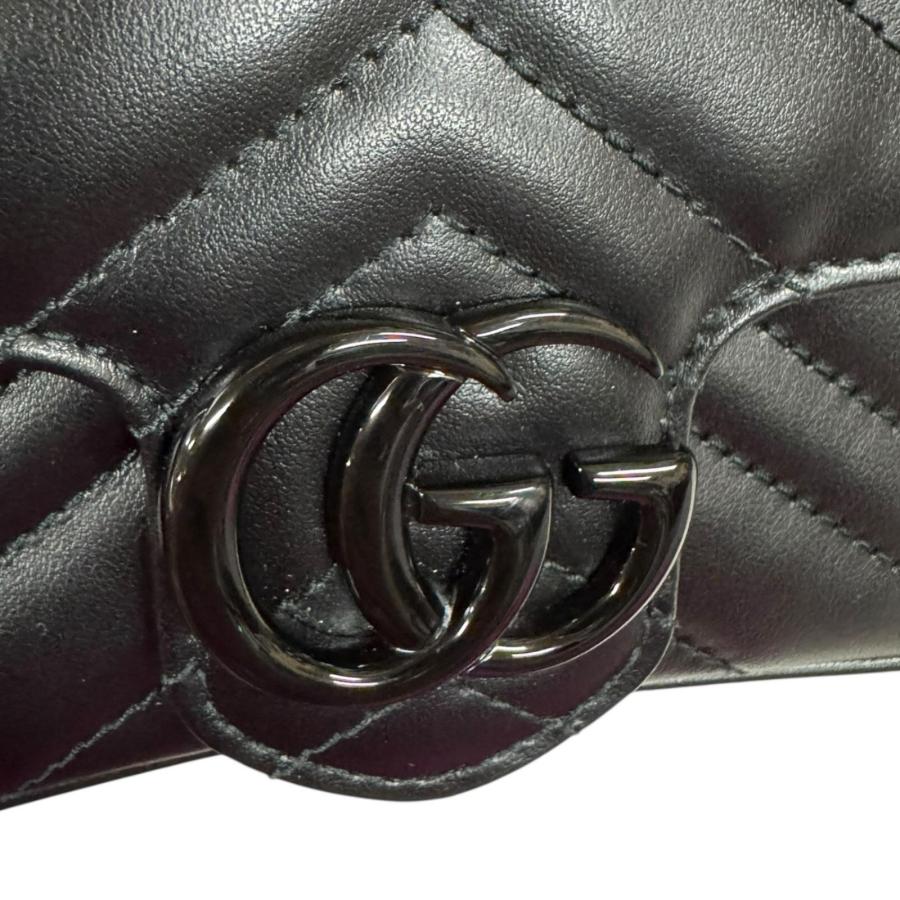 GUCCI（グッチ） スーパーミニバッグ GGマーモント ショルダーバッグ 