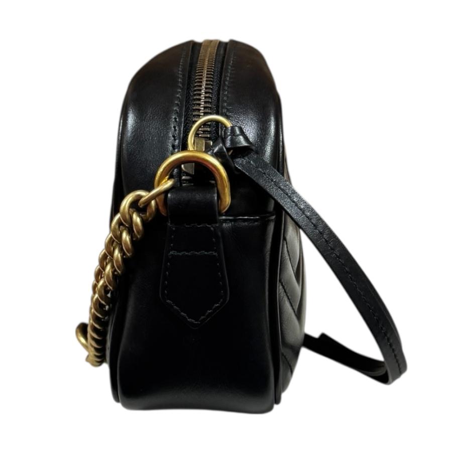GUCCI（グッチ） GGマーモント ショルダーバッグ レザー 448065