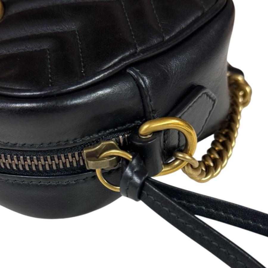 GUCCI（グッチ） GGマーモント ショルダーバッグ レザー 448065