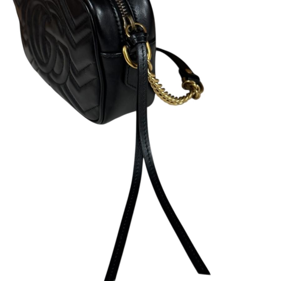 GUCCI（グッチ） GGマーモント ショルダーバッグ レザー 448065