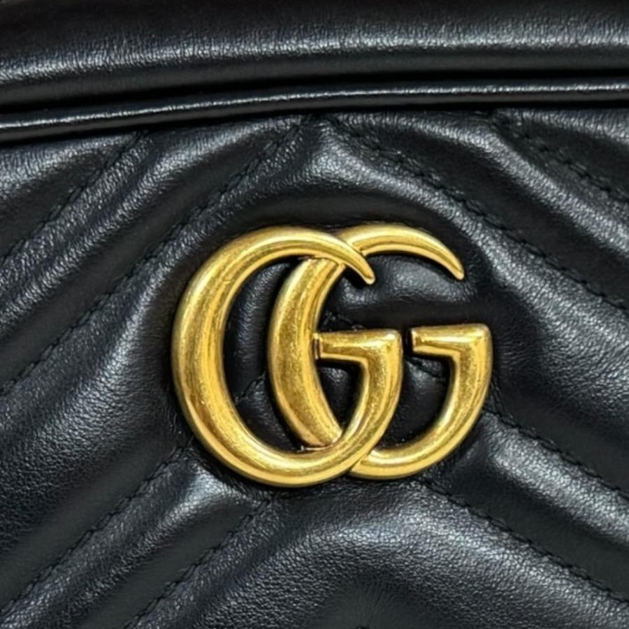 GUCCI（グッチ） GGマーモント ショルダーバッグ レザー 448065